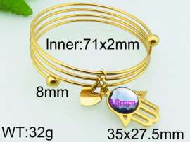 Stainless Steel Gold-plating Bangle