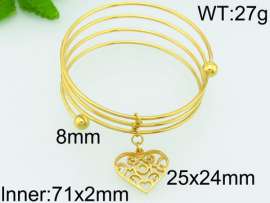 Stainless Steel Gold-plating Bangle