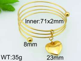 Stainless Steel Gold-plating Bangle