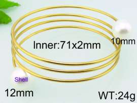 Stainless Steel Gold-plating Bangle