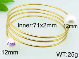 Stainless Steel Gold-plating Bangle