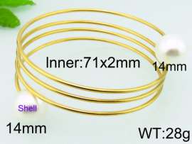 Stainless Steel Gold-plating Bangle