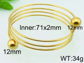 Stainless Steel Gold-plating Bangle