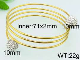 Stainless Steel Gold-plating Bangle