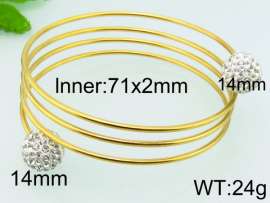 Stainless Steel Gold-plating Bangle