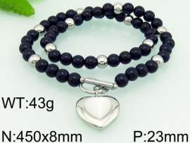 Stainless Steel Stone Necklace