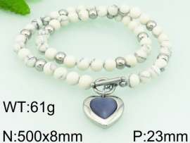 Stainless Steel Stone Necklace
