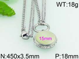 Stainless Steel Stone Necklace