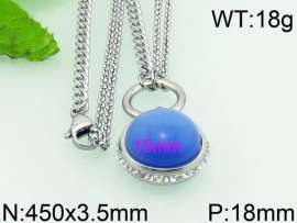 Stainless Steel Stone Necklace