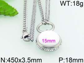 Stainless Steel Stone Necklace