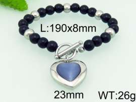 Stainless Steel Stone Bracelet