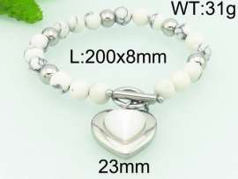 Stainless Steel Stone Bracelet