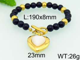 Stainless Steel Stone Bracelet