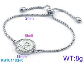 Stainless Steel Stone Bracelet