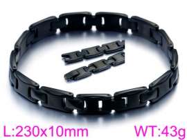 Stainless Steel Black-plating Bracelet