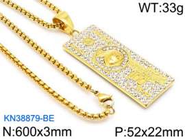 Stainless Steel Stone Necklace