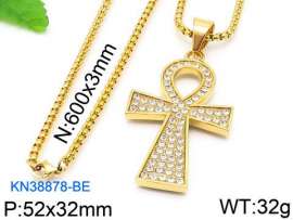 Stainless Steel Stone Necklace