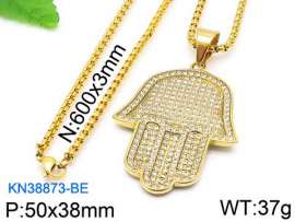 Stainless Steel Stone Necklace