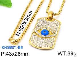 Stainless Steel Stone Necklace