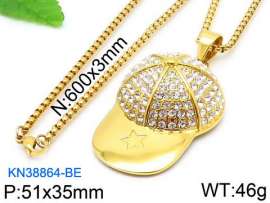 Stainless Steel Stone Necklace