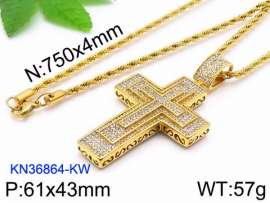 Stainless Steel Stone Necklace