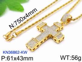 Stainless Steel Stone Necklace