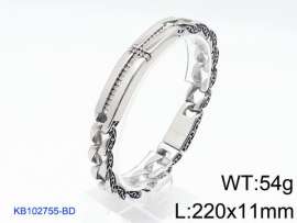 Stainless Steel Stone Bracelet