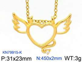 SS Gold-Plating Necklace