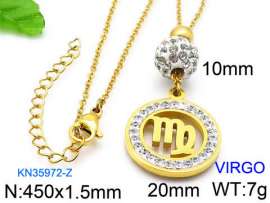 Stainless Steel Stone Necklace