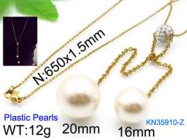 Stainless Steel Stone Necklace