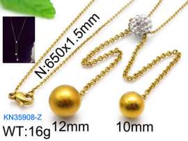 Stainless Steel Stone Necklace