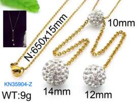 Stainless Steel Stone Necklace