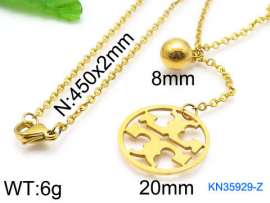 SS Gold-Plating Necklace