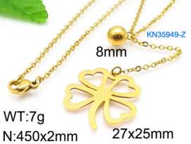 SS Gold-Plating Necklace