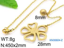 SS Gold-Plating Necklace