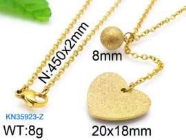 SS Gold-Plating Necklace