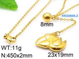 SS Gold-Plating Necklace