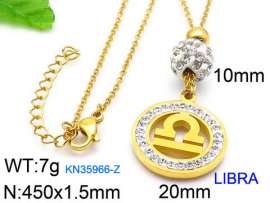 Stainless Steel Stone Necklace