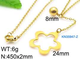 SS Gold-Plating Necklace