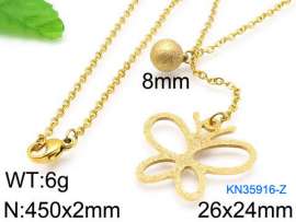 SS Gold-Plating Necklace