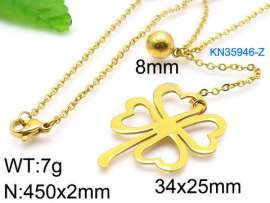 SS Gold-Plating Necklace