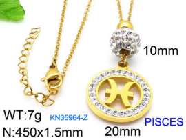 Stainless Steel Stone Necklace