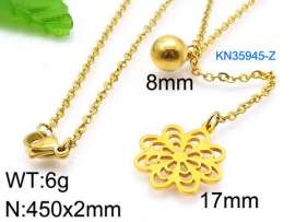 SS Gold-Plating Necklace