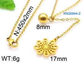 SS Gold-Plating Necklace
