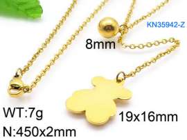 SS Gold-Plating Necklace