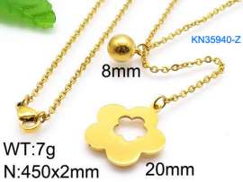 SS Gold-Plating Necklace