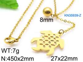 SS Gold-Plating Necklace