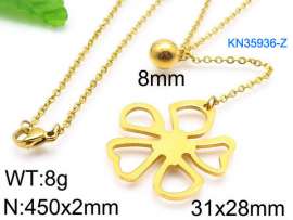 SS Gold-Plating Necklace