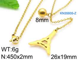 SS Gold-Plating Necklace