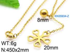 SS Gold-Plating Necklace